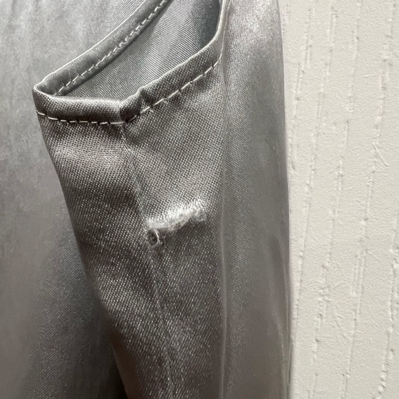 Aritzia Babaton Metallic Blue Dress - Picture 3 of 5